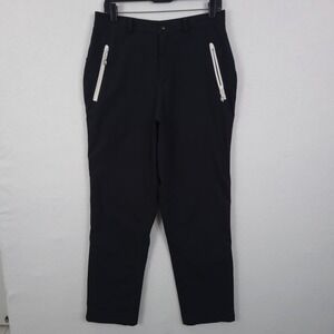 Footjoy Dryjoys Performance Golf Pants Rain Black Activewear Medium 30" Inseam